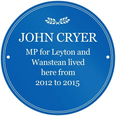 JC blue plaque